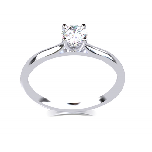 A Brilliant Cut Diamond Engagement Ring